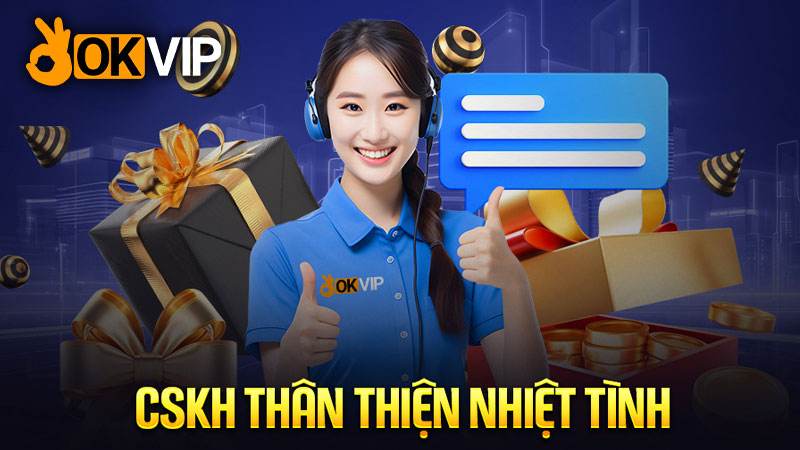 Các kênh liên hệ tới OKVIP